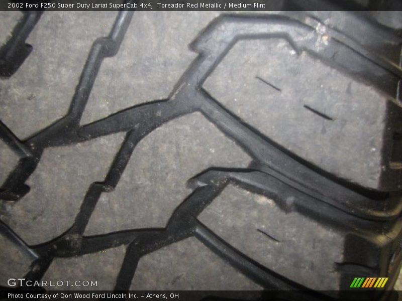 Toreador Red Metallic / Medium Flint 2002 Ford F250 Super Duty Lariat SuperCab 4x4
