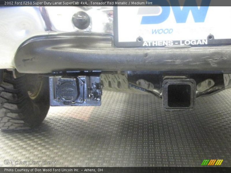 Toreador Red Metallic / Medium Flint 2002 Ford F250 Super Duty Lariat SuperCab 4x4