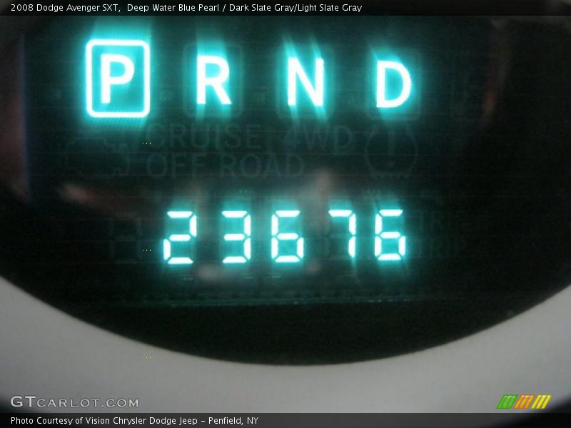 Deep Water Blue Pearl / Dark Slate Gray/Light Slate Gray 2008 Dodge Avenger SXT