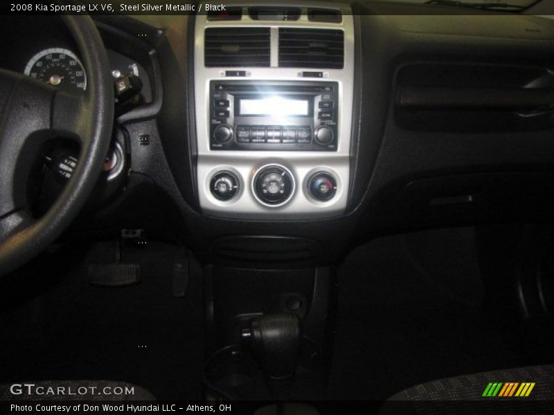 Steel Silver Metallic / Black 2008 Kia Sportage LX V6