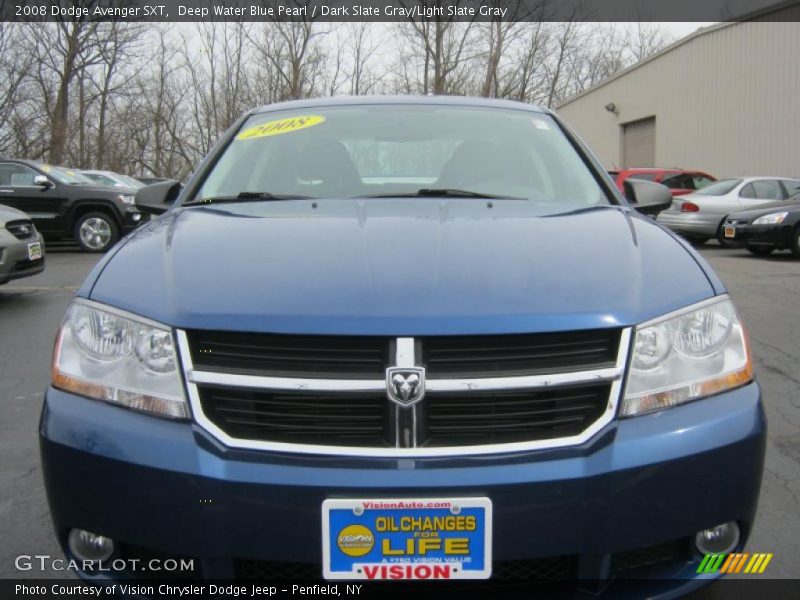 Deep Water Blue Pearl / Dark Slate Gray/Light Slate Gray 2008 Dodge Avenger SXT