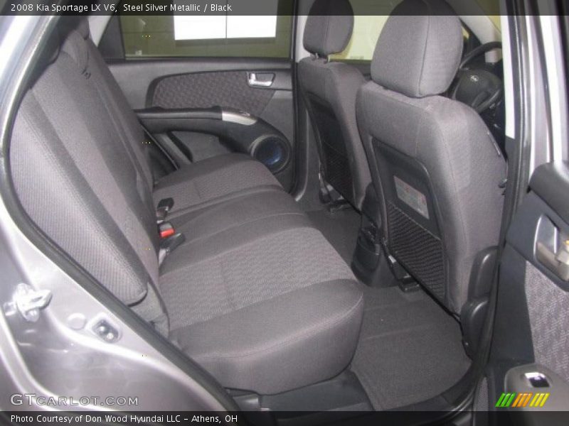 Steel Silver Metallic / Black 2008 Kia Sportage LX V6