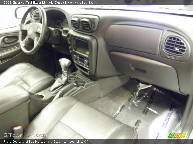 Desert Brown Metallic / Ebony 2008 Chevrolet TrailBlazer LT 4x4