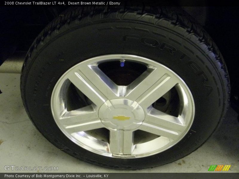 Desert Brown Metallic / Ebony 2008 Chevrolet TrailBlazer LT 4x4