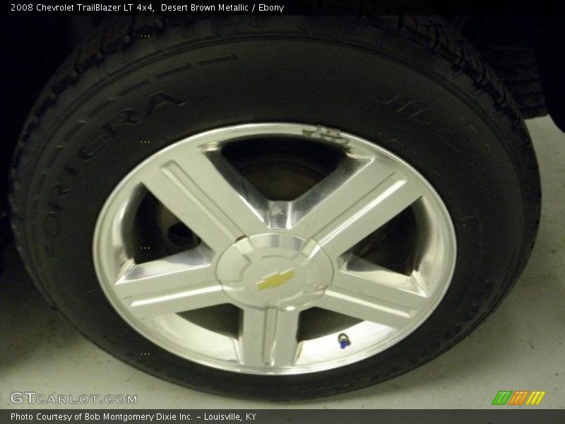 Desert Brown Metallic / Ebony 2008 Chevrolet TrailBlazer LT 4x4