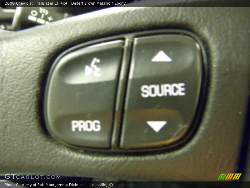 Desert Brown Metallic / Ebony 2008 Chevrolet TrailBlazer LT 4x4