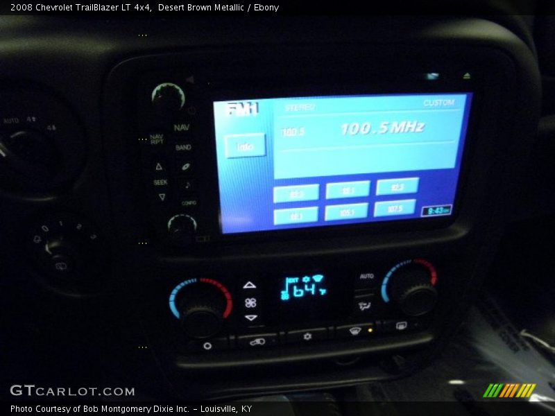 Desert Brown Metallic / Ebony 2008 Chevrolet TrailBlazer LT 4x4