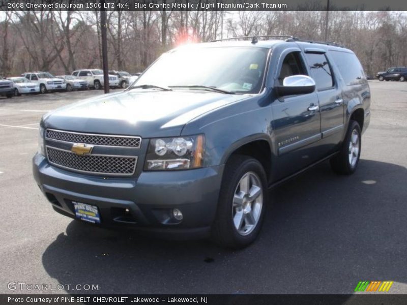 Blue Granite Metallic / Light Titanium/Dark Titanium 2008 Chevrolet Suburban 1500 LTZ 4x4