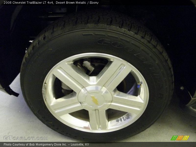 Desert Brown Metallic / Ebony 2008 Chevrolet TrailBlazer LT 4x4