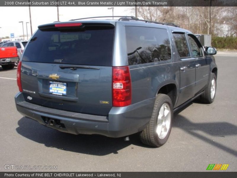 Blue Granite Metallic / Light Titanium/Dark Titanium 2008 Chevrolet Suburban 1500 LTZ 4x4
