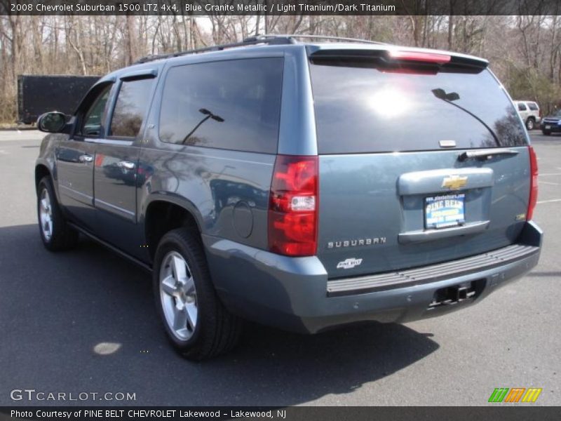 Blue Granite Metallic / Light Titanium/Dark Titanium 2008 Chevrolet Suburban 1500 LTZ 4x4
