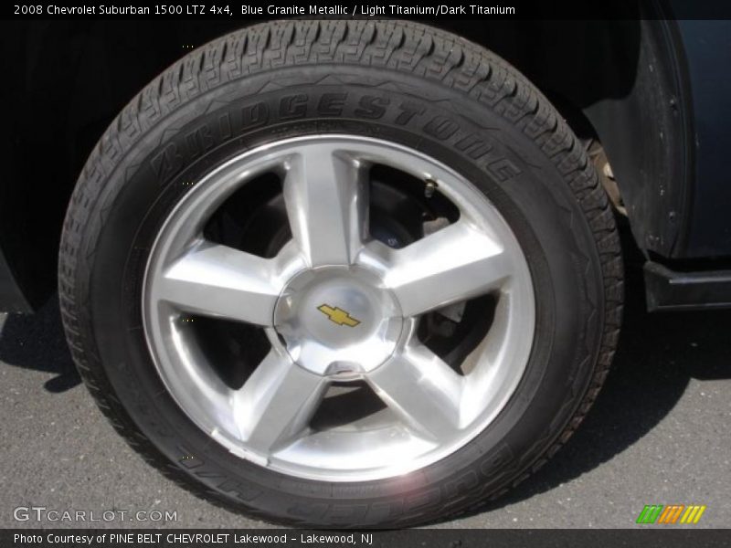 Blue Granite Metallic / Light Titanium/Dark Titanium 2008 Chevrolet Suburban 1500 LTZ 4x4
