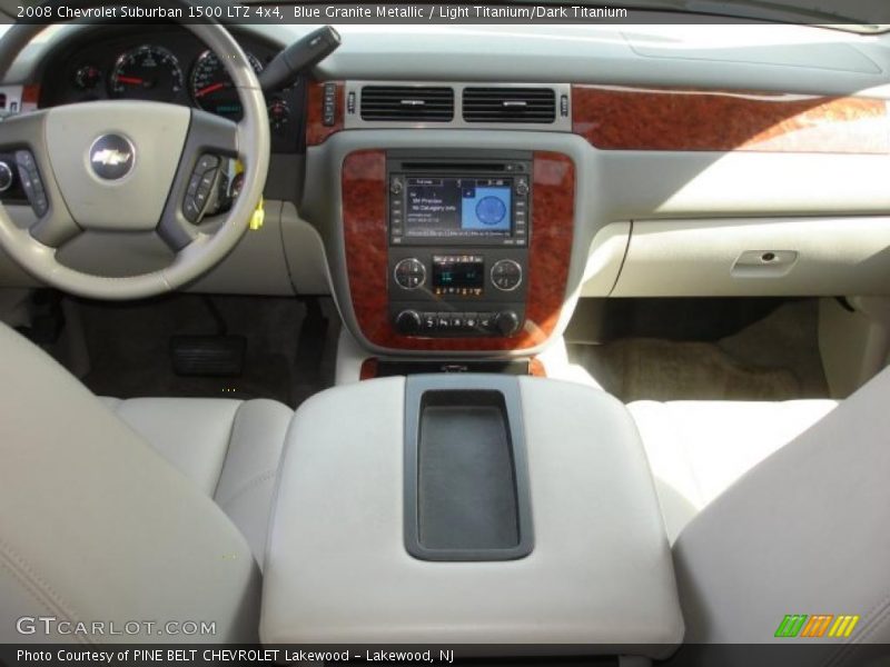 Blue Granite Metallic / Light Titanium/Dark Titanium 2008 Chevrolet Suburban 1500 LTZ 4x4
