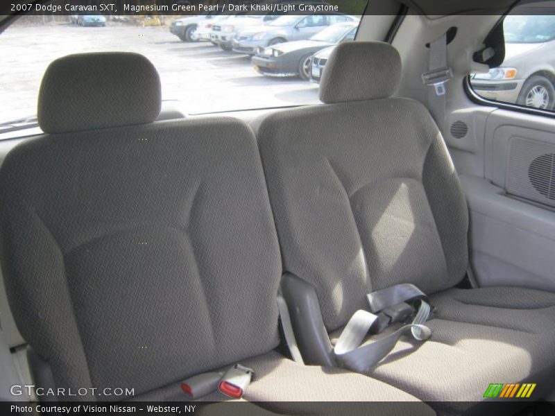 Magnesium Green Pearl / Dark Khaki/Light Graystone 2007 Dodge Caravan SXT