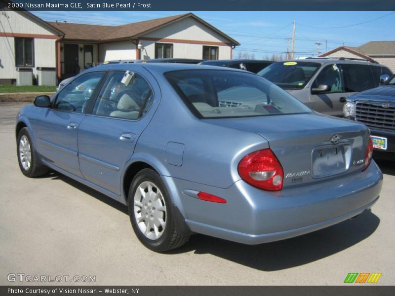 Satin Blue Pearl / Frost 2000 Nissan Maxima GLE