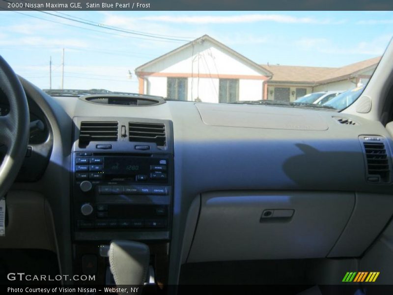 Satin Blue Pearl / Frost 2000 Nissan Maxima GLE