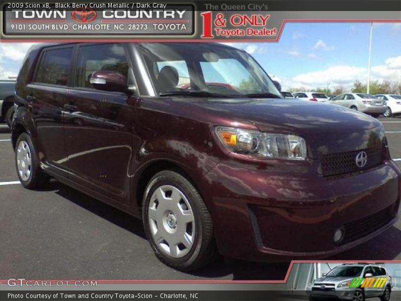 Black Berry Crush Metallic / Dark Gray 2009 Scion xB
