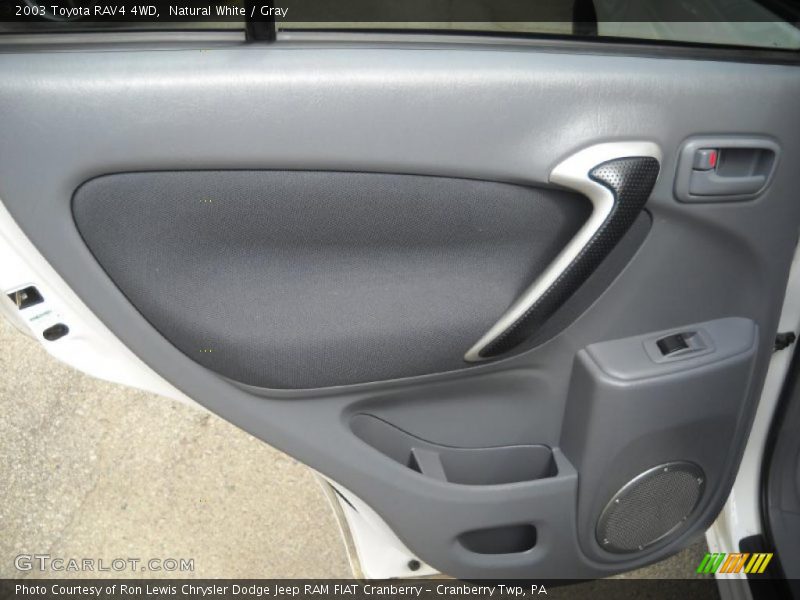 Natural White / Gray 2003 Toyota RAV4 4WD