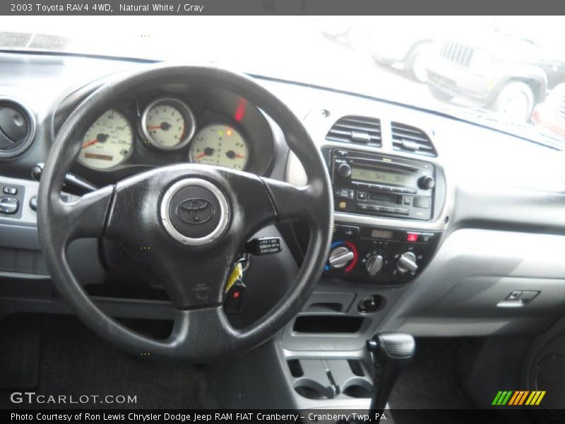 Natural White / Gray 2003 Toyota RAV4 4WD