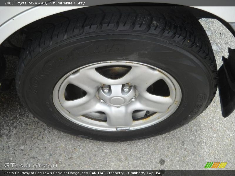 Natural White / Gray 2003 Toyota RAV4 4WD