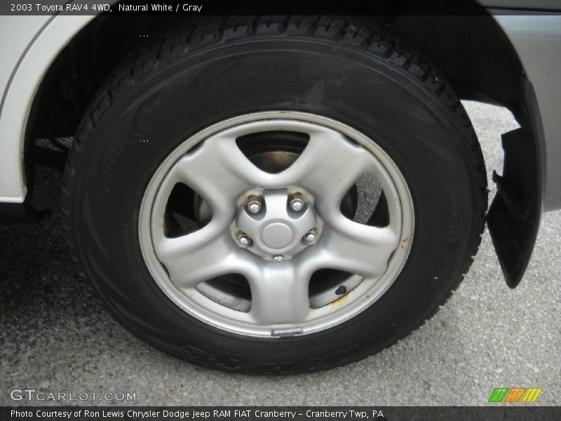 Natural White / Gray 2003 Toyota RAV4 4WD