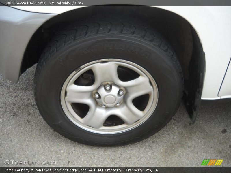 Natural White / Gray 2003 Toyota RAV4 4WD
