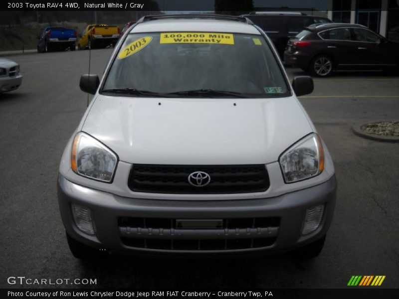 Natural White / Gray 2003 Toyota RAV4 4WD