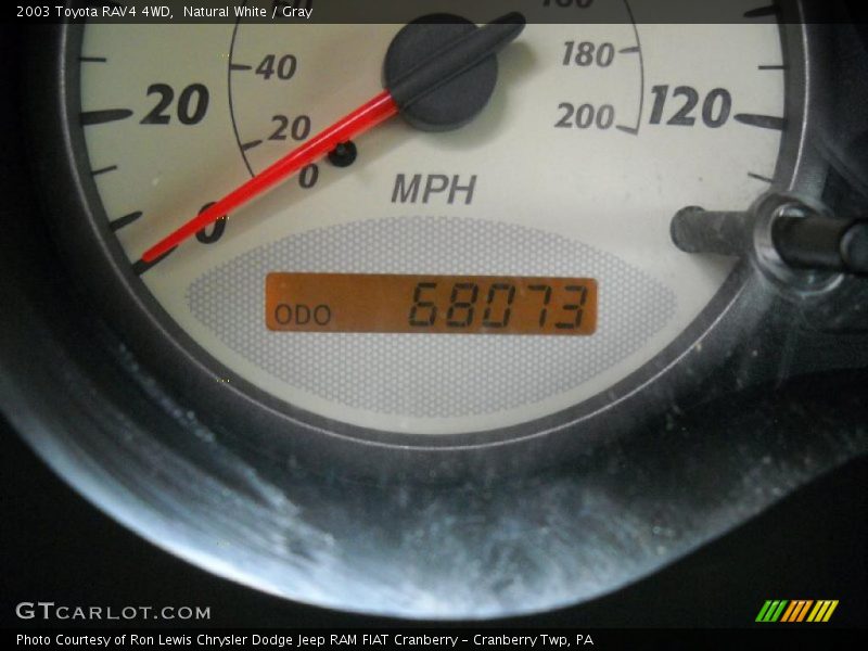 Natural White / Gray 2003 Toyota RAV4 4WD