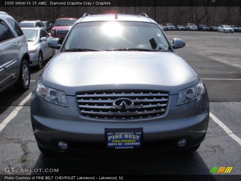 Diamond Graphite Gray / Graphite 2005 Infiniti FX 35 AWD
