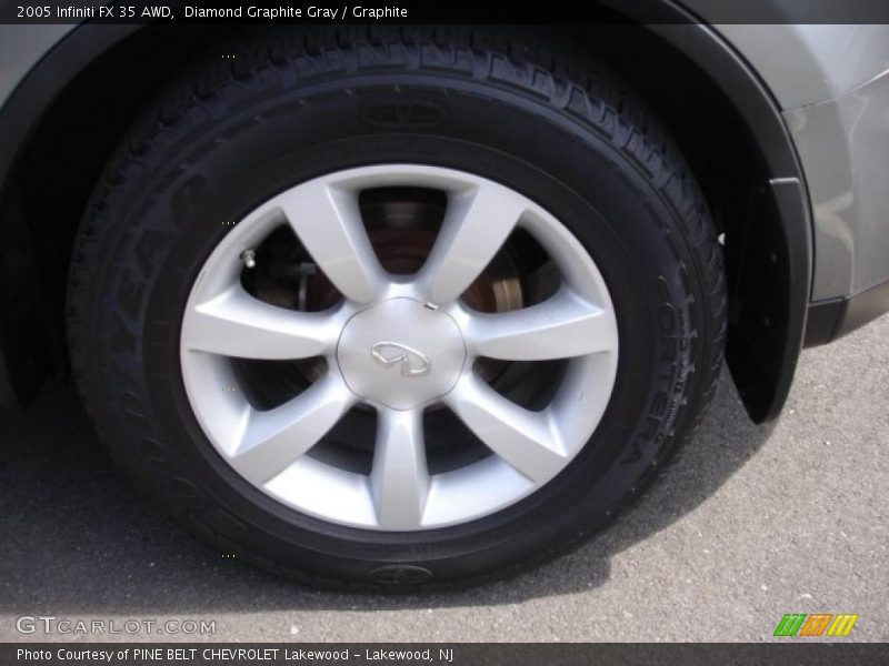 Diamond Graphite Gray / Graphite 2005 Infiniti FX 35 AWD