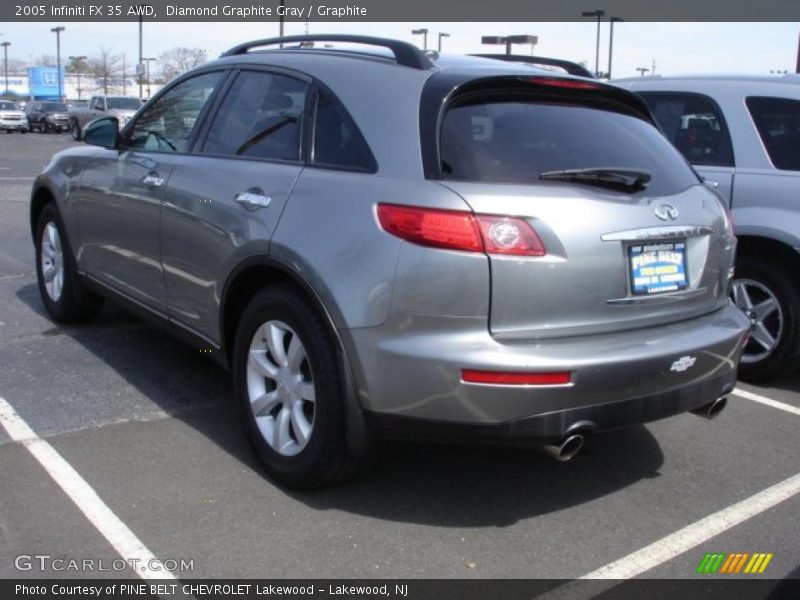 Diamond Graphite Gray / Graphite 2005 Infiniti FX 35 AWD