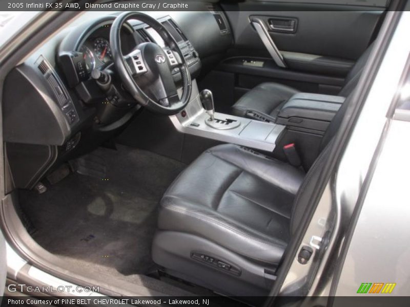 Diamond Graphite Gray / Graphite 2005 Infiniti FX 35 AWD