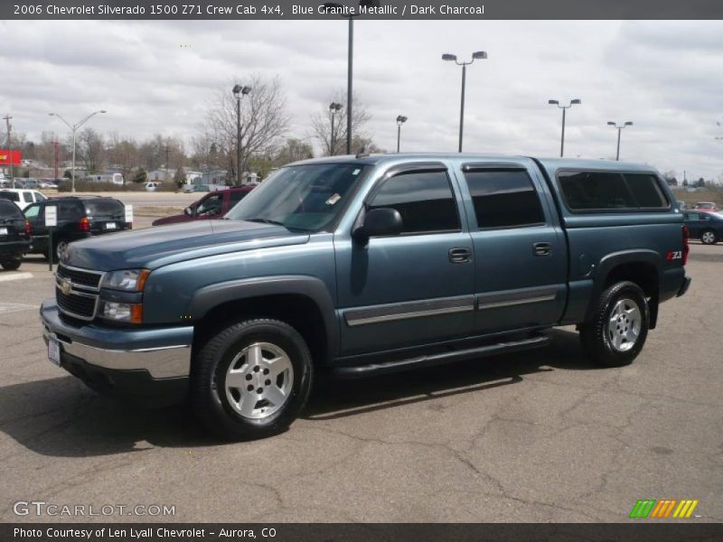 Blue Granite Metallic / Dark Charcoal 2006 Chevrolet Silverado 1500 Z71 Crew Cab 4x4