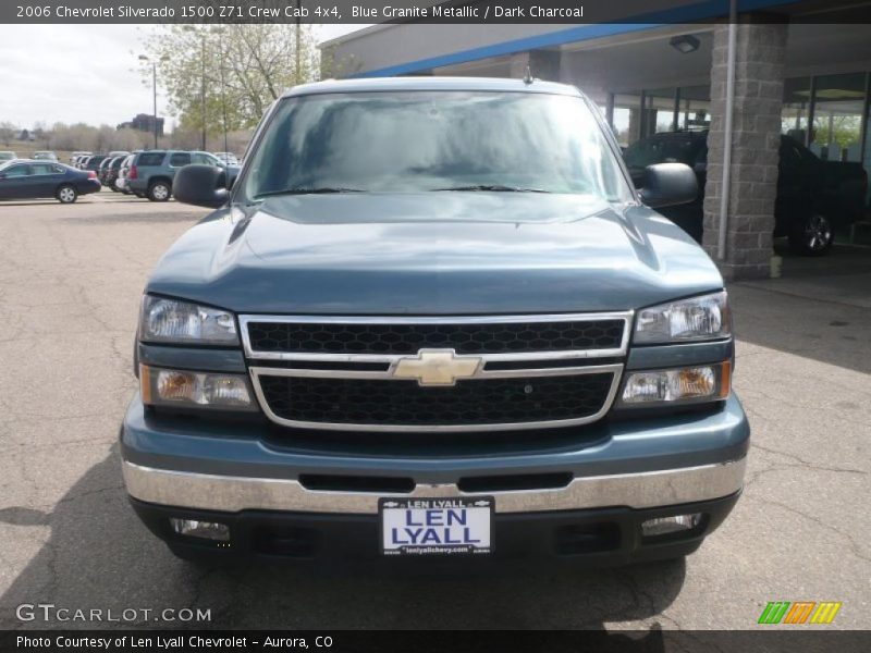 Blue Granite Metallic / Dark Charcoal 2006 Chevrolet Silverado 1500 Z71 Crew Cab 4x4