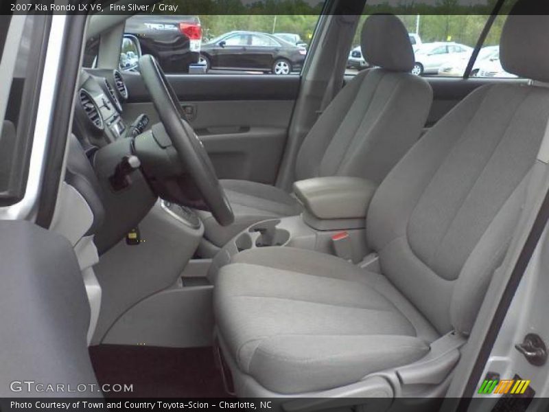 Fine Silver / Gray 2007 Kia Rondo LX V6