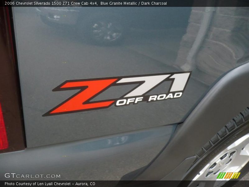 Blue Granite Metallic / Dark Charcoal 2006 Chevrolet Silverado 1500 Z71 Crew Cab 4x4