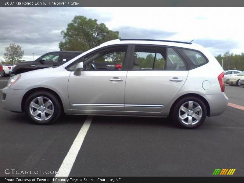 Fine Silver / Gray 2007 Kia Rondo LX V6