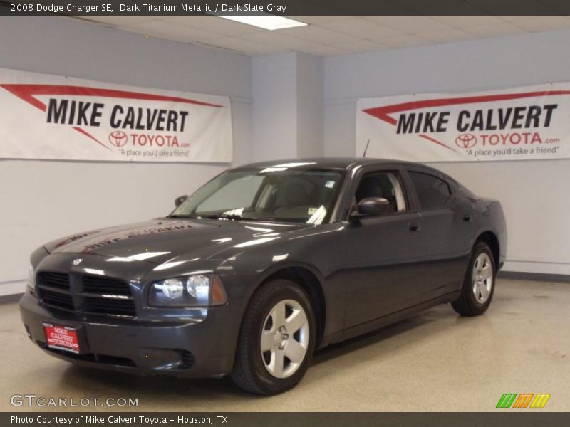 Dark Titanium Metallic / Dark Slate Gray 2008 Dodge Charger SE