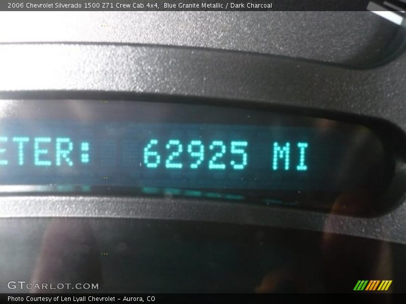 Blue Granite Metallic / Dark Charcoal 2006 Chevrolet Silverado 1500 Z71 Crew Cab 4x4