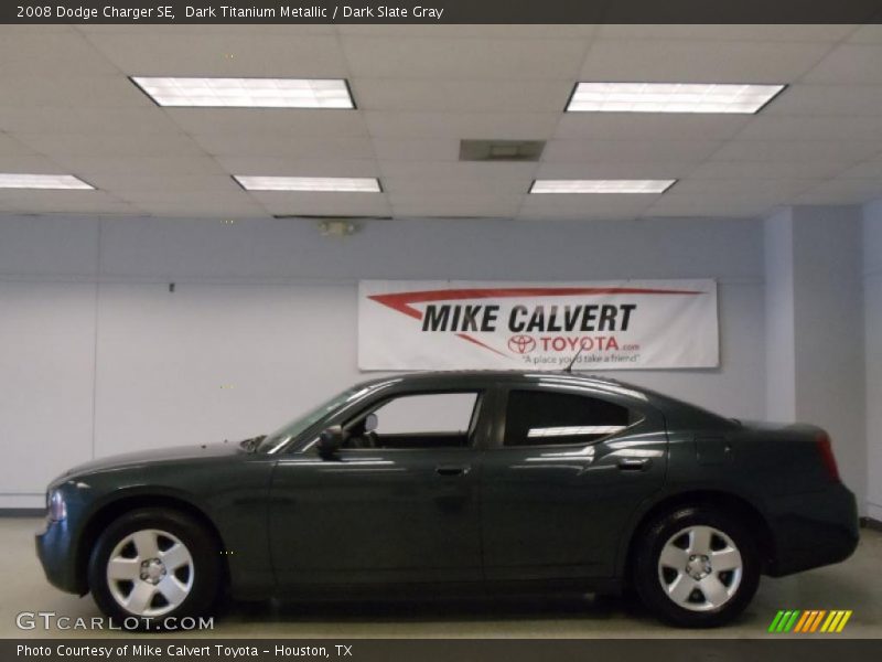 Dark Titanium Metallic / Dark Slate Gray 2008 Dodge Charger SE