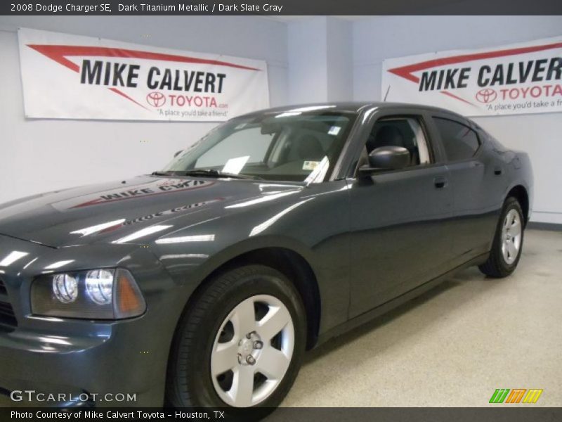 Dark Titanium Metallic / Dark Slate Gray 2008 Dodge Charger SE