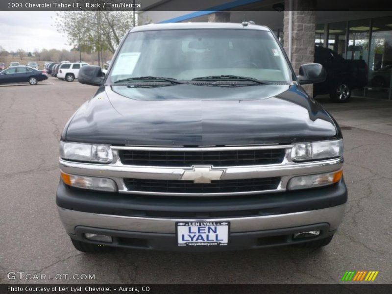 Black / Tan/Neutral 2003 Chevrolet Tahoe LT
