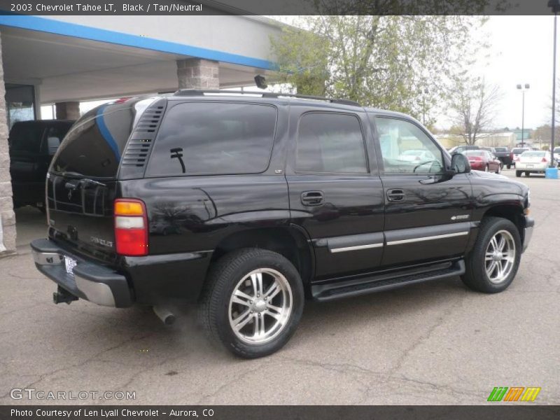Black / Tan/Neutral 2003 Chevrolet Tahoe LT