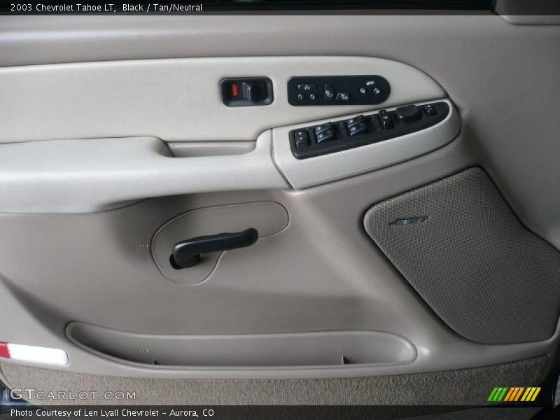 Black / Tan/Neutral 2003 Chevrolet Tahoe LT