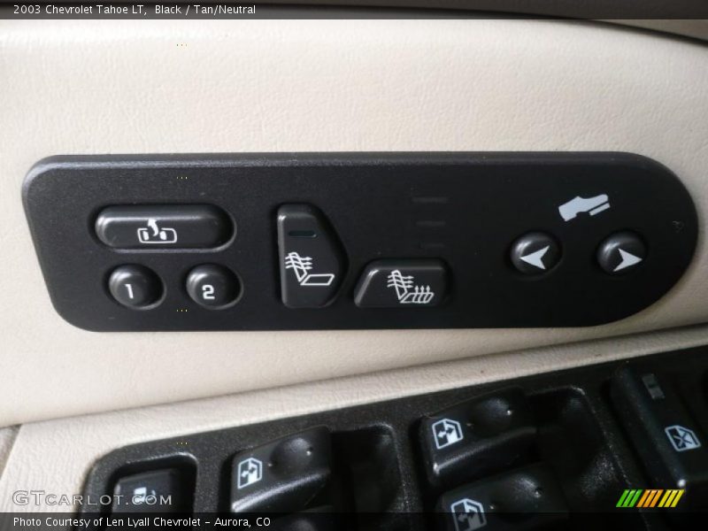 Black / Tan/Neutral 2003 Chevrolet Tahoe LT
