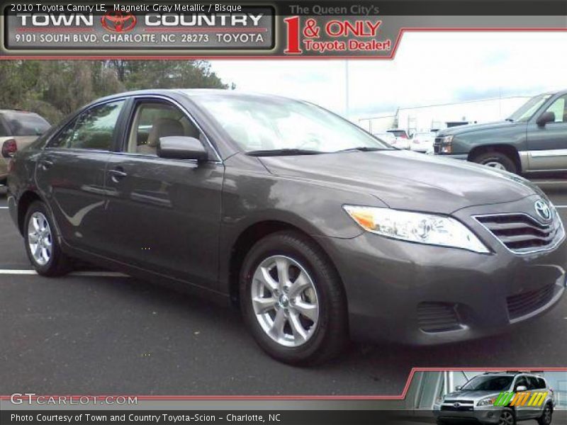 Magnetic Gray Metallic / Bisque 2010 Toyota Camry LE