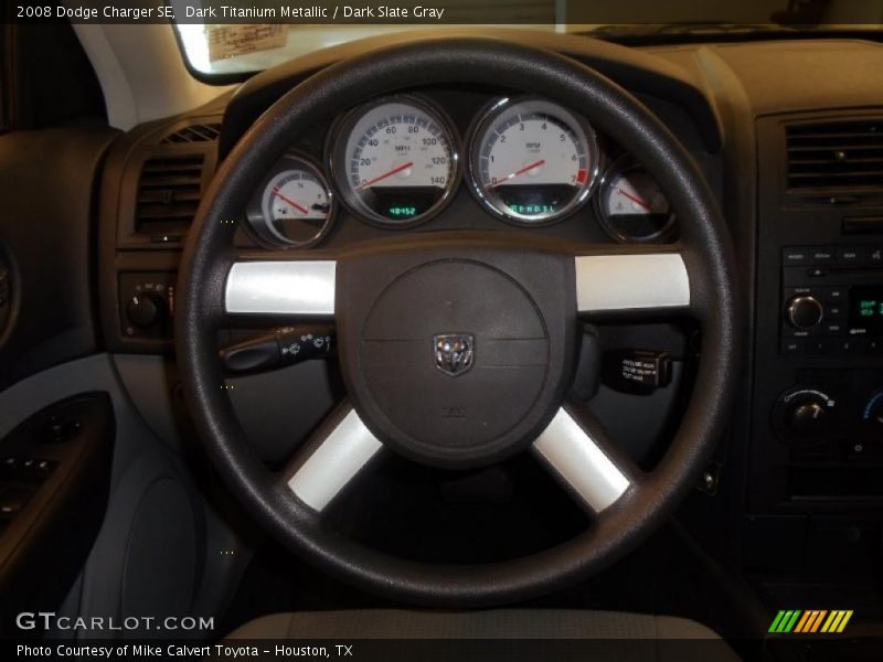 Dark Titanium Metallic / Dark Slate Gray 2008 Dodge Charger SE