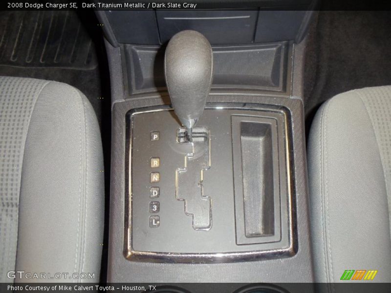 Dark Titanium Metallic / Dark Slate Gray 2008 Dodge Charger SE