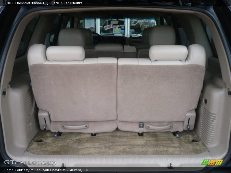 Black / Tan/Neutral 2003 Chevrolet Tahoe LT