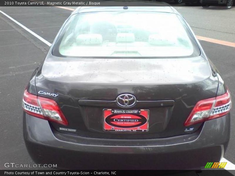 Magnetic Gray Metallic / Bisque 2010 Toyota Camry LE